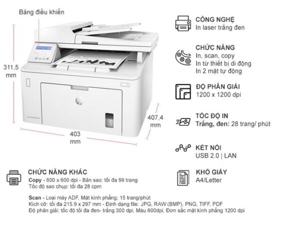 22114 10033271 MAYINLASER HP LJ MFP M227SDN G3Q74A